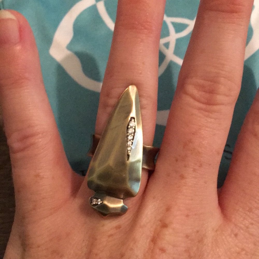 Antique Brass Sally Ring